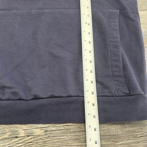 Adidas Originals Adibreak Future Blue Mens M Spell Out Logo Snap Pullover Hoodie - Picture 7 of 9